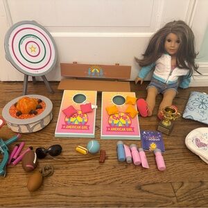 American Girl Doll Joss Kendrick goty 2020 with Camp Accessories
